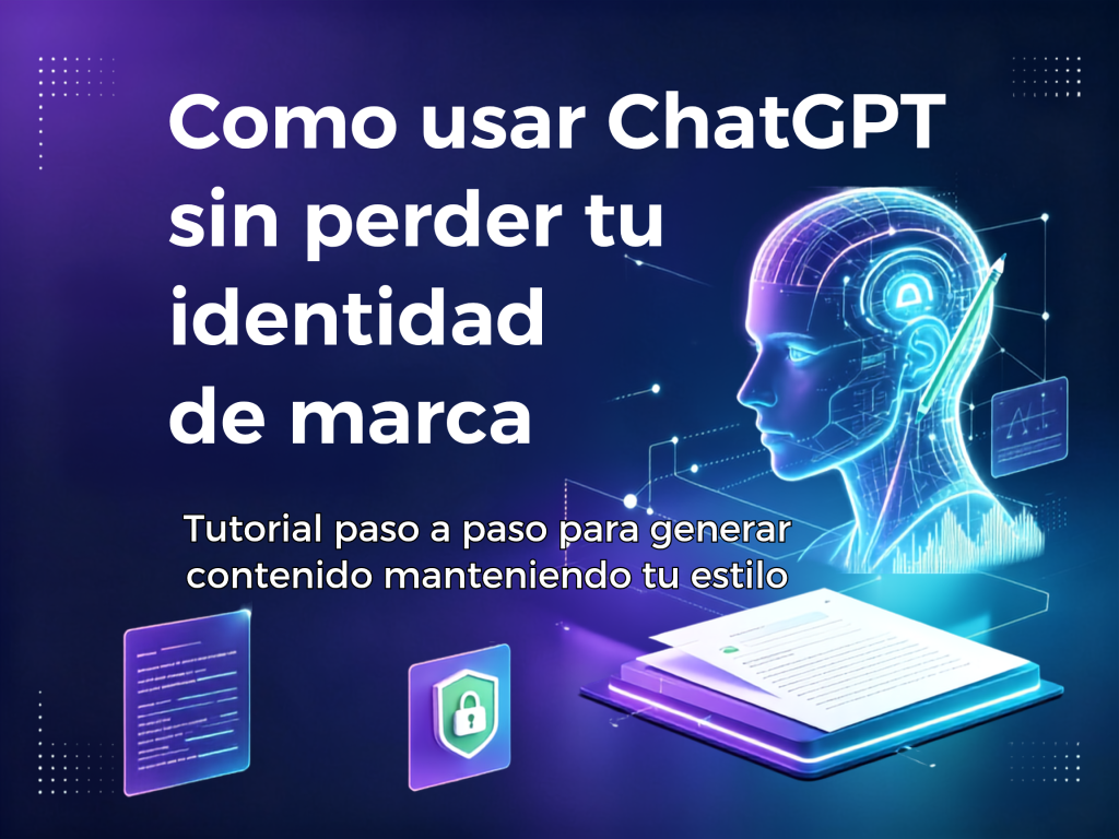 Cómo usar ChatGPT sin perder tu identidad de marca