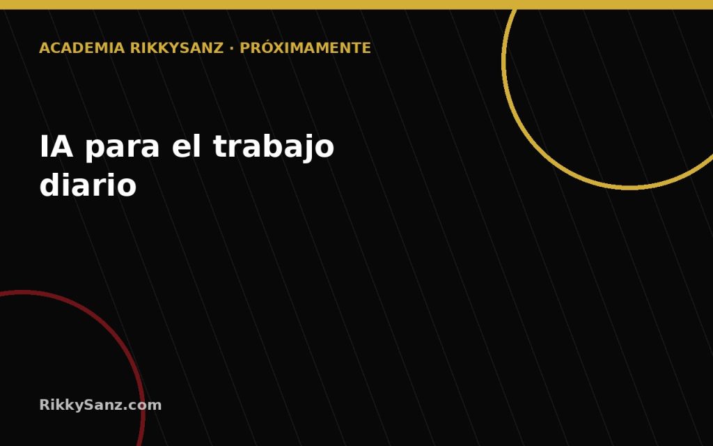 curso introducción a la inteligencia artificial para el trabajo diario