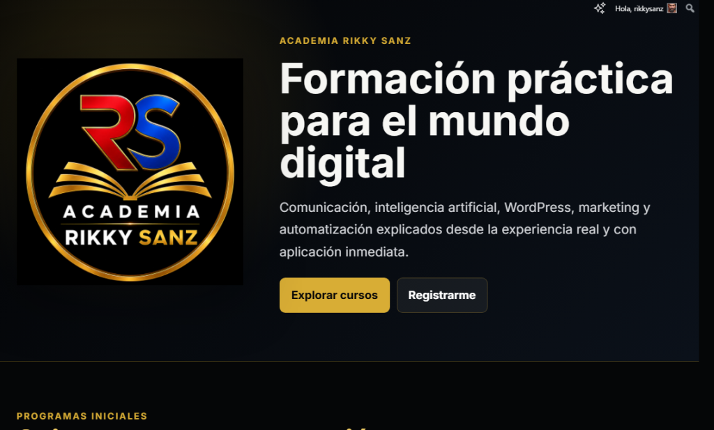 rikkysanz.com academia