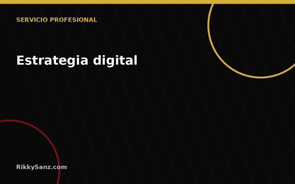 servicio consultoría en comunicación y estrategia digital